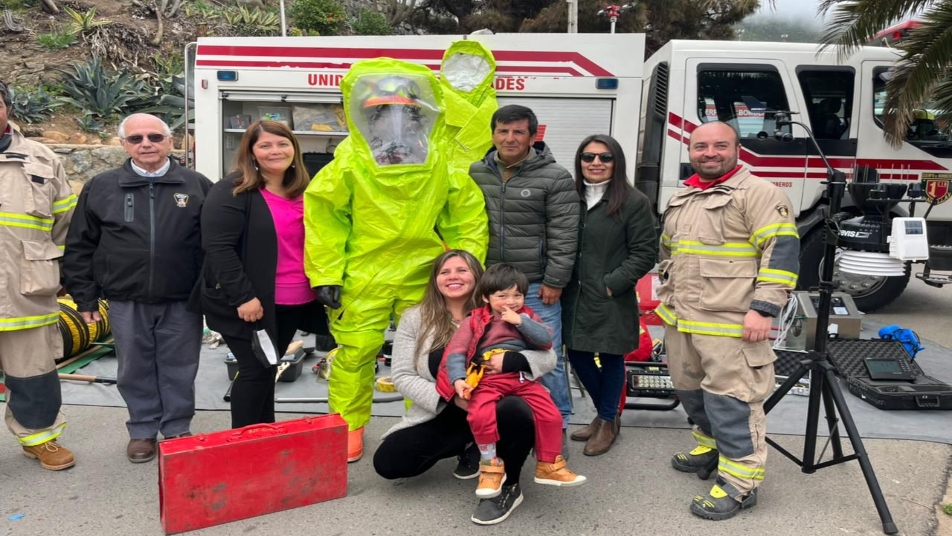 Expo Bomberos Papudo: Muestra de equipos y vehículos para el combate de emergencias